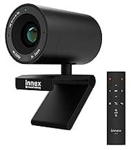 Innex C570 120-Degree Wide Angle Webcam 4K with AI Tracking, Auto-Framing, ePTZ, Webcam with Microphone, 5X Digital Zoom