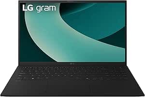 LG gram 15-inch Thin and Lightweight Touchscreen Laptop, Windows 11 Home, AI-Enabled Intel Evo Edition Powered by Intel Core Ultra7(Series 2) 255H Processor, 16GB RAM, 1TB SSD, Obsidian Black